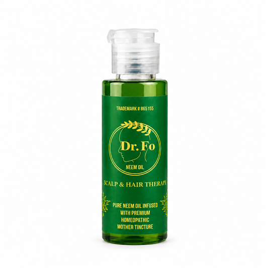Dr. Fo Scalp & Hair Therapy with Pure Neem Oil & Premium Homeopathic Mother Tinctures®